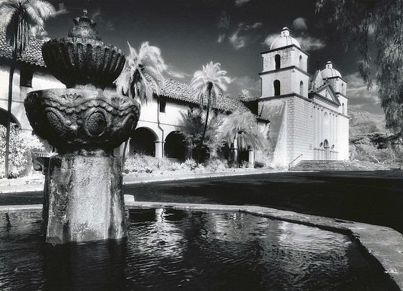 Santa Barbara Mission (infrared)